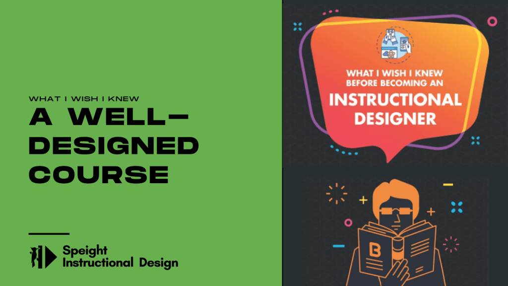 A Well-Designed Course